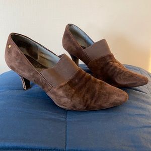 Rockport brown suede heels - Sz 9